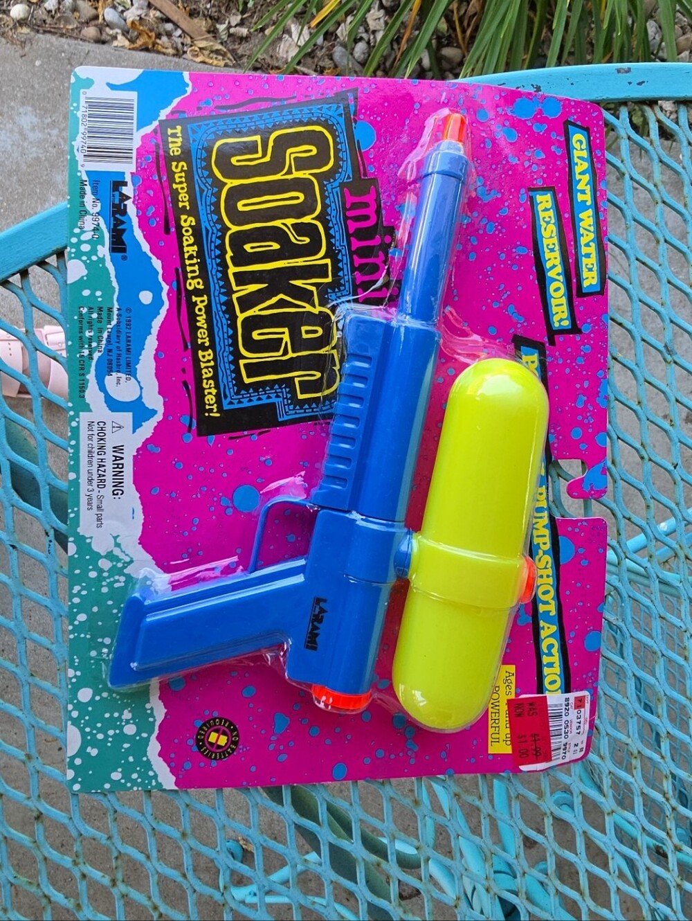 Vintage Super Soaker Mini Water Gun NEW SEALED Larami 1992